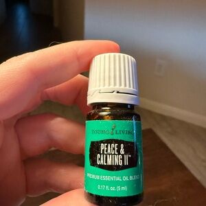 Young Living Peace & Calming II Essential Oil in Green Bottle